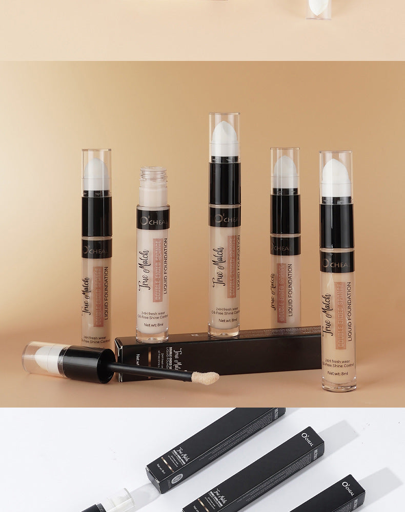 AliExpress Ouqianya Dual-Head Concealer Pen Even Skin Tone Spot Application Cover Spots Acne Marks Wholesale