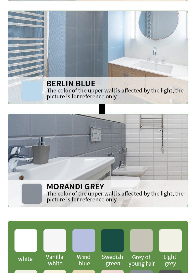 OEM Water-Based Tile Paint Bathroom Floor Tile Renovation Color Change Paint Special Paint Wear-Resistant Glass Paint Tile Paint