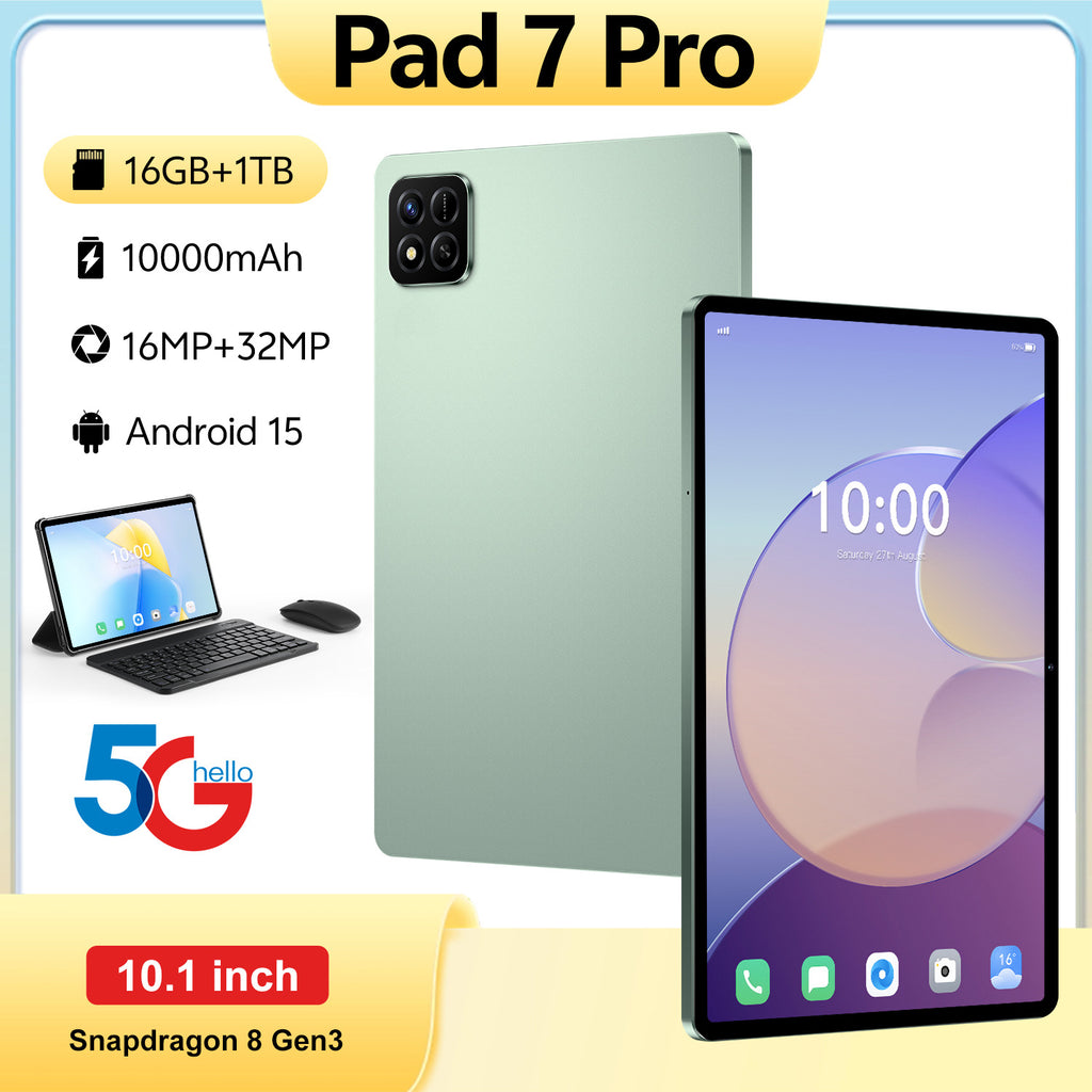 New Global Exclusive16+1T High Definition Screen Smart Tablet Pad 7 Pro Source Manufacturer