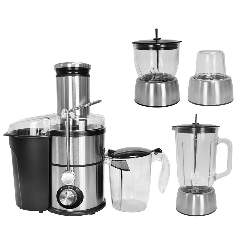 Foreign Trade  juicer Large Caliber4All-in-One Juice Extractor Multi-Functional Pulp and Juice Separator Juicer