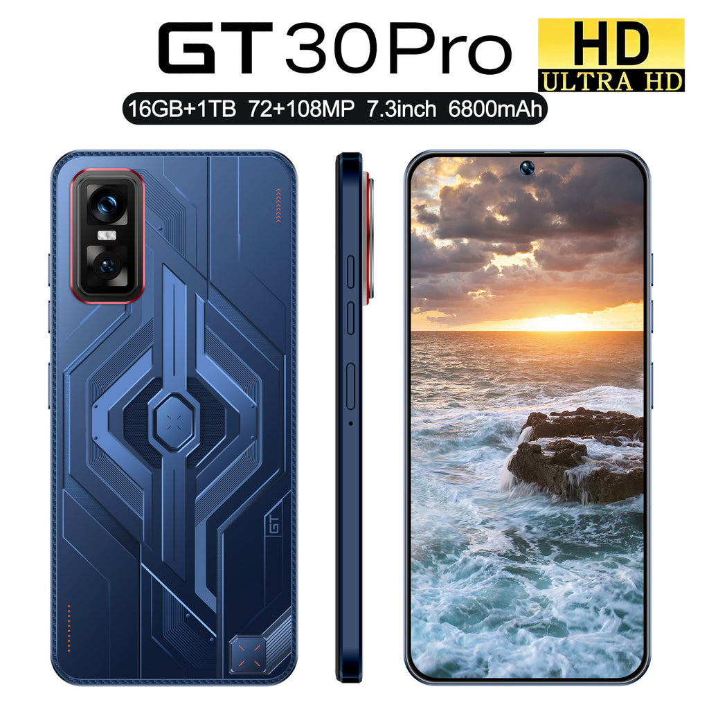 Popular GT 30 Pro Mobile Phone16+1TB Android7.3Inch Large Screen Hot Selling on AliExpress