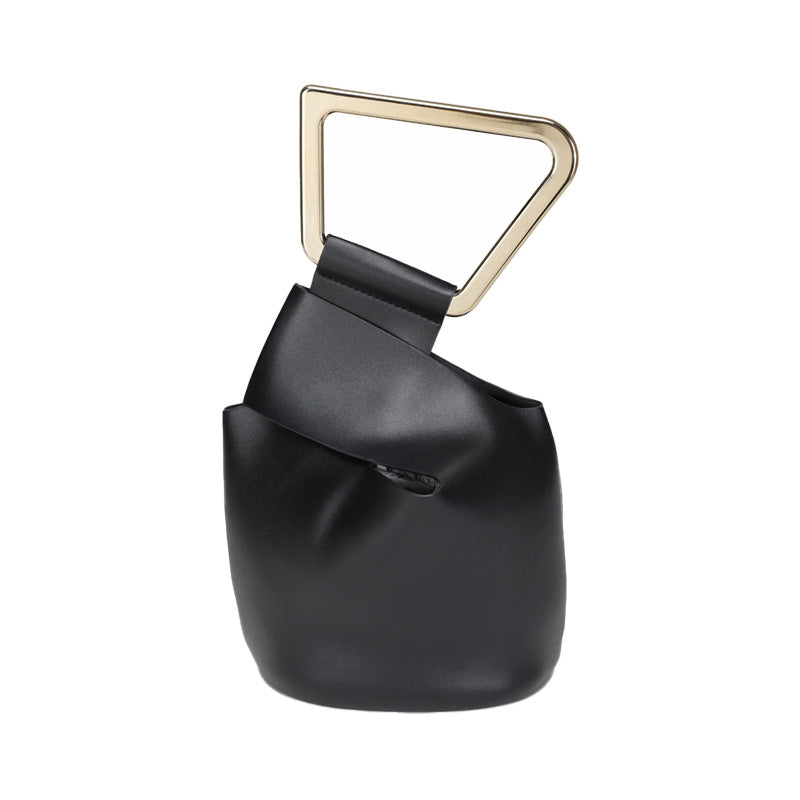 New Irregular Bucket Bag for Women, Large Capacity, Unique Acrylic, Niche Versatile Handbag, Fashionable Women's Bag