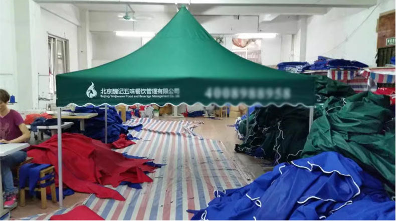 Outdoor Stall Four-legged Umbrella Four-corner Sunshade Large Umbrella Rainproof Shelter Market Exhibition Stall Aluminum Alloy Four-corner Tent