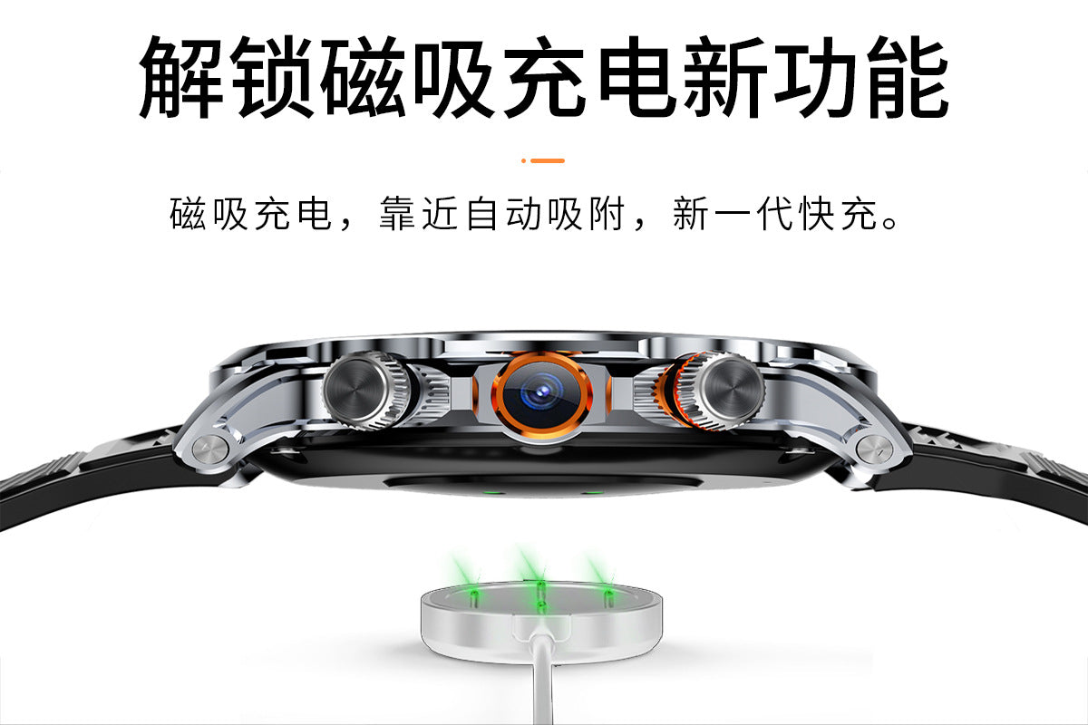 H18Curved Screen4g Plug-in Smart Watch Large Screen Large Memory Global Communication smartwatch Android Phone