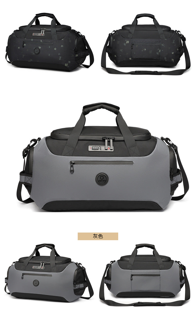 Dry Wet Separation Travel Gym Bag Men Large Capacity Handheld Shoulder Bag Multifunctional Sports Outdoor Travel Bag