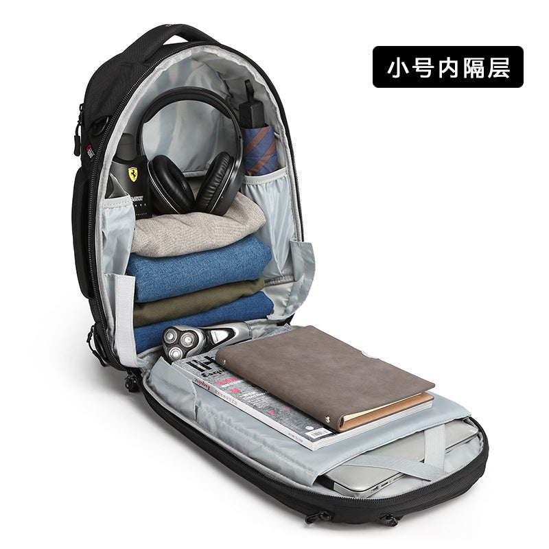 ozuko Business Backpack Men's Computer Backpack Large capacity simple trendy waterproof travel commuter bag