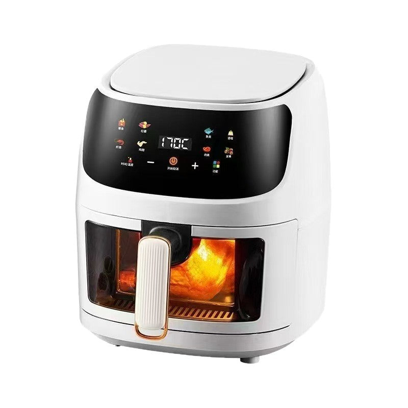 8LAir fryer Visual Touch Fryer Large Capacity Intelligent Fully Automatic Electric Fryer French Fries Oven Machine