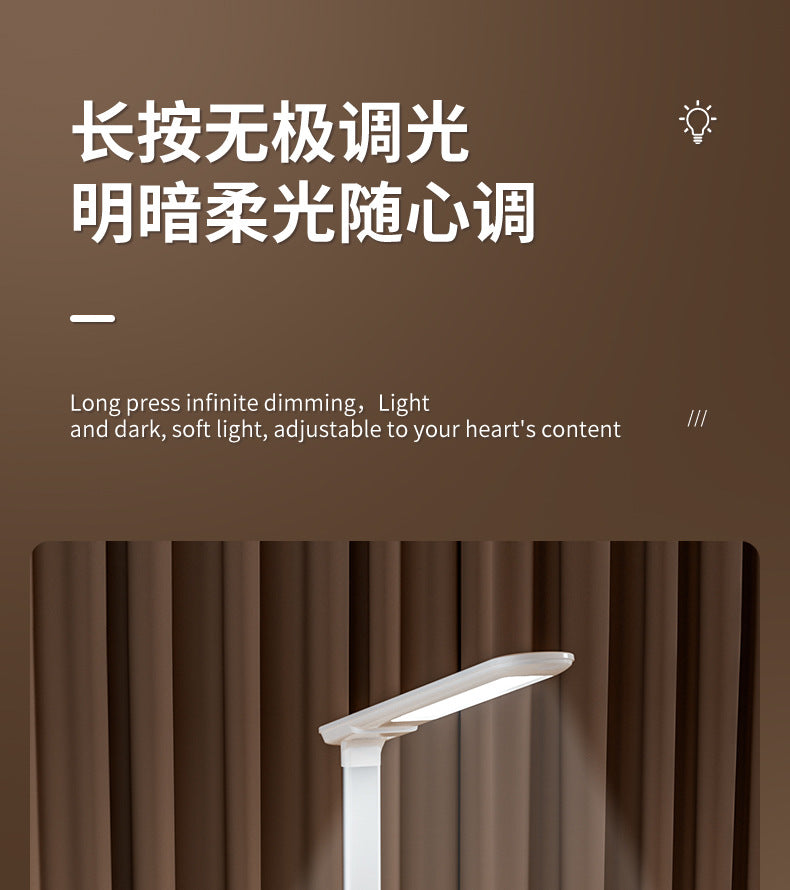 Factory Wholesale LED Smart Folding Desk Lamp Three Color Temperature Mobile Phone Wireless Charging Lighting Lamp Reading Eye Protection Lamp