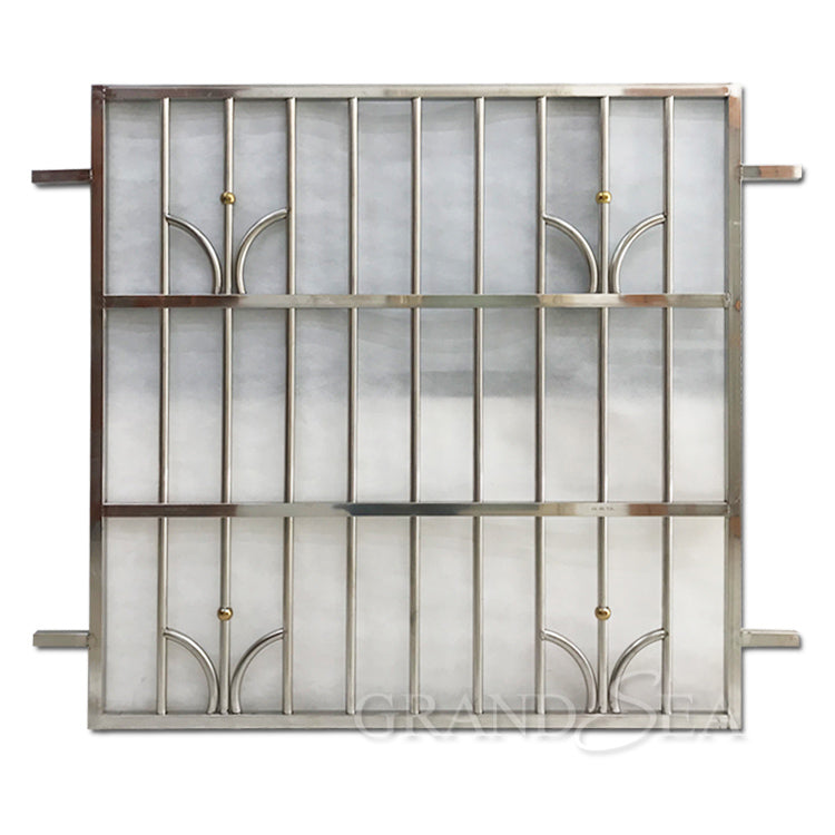 Professional Security Design Exterior Solid Stainless Steel Windows Grill