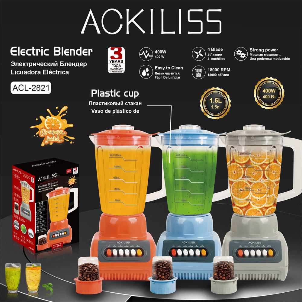 ACL  European Standard Multi-Functional Juicer ABS Fruit and Vegetable Juicer Food Processor Household Fully Automatic 2821