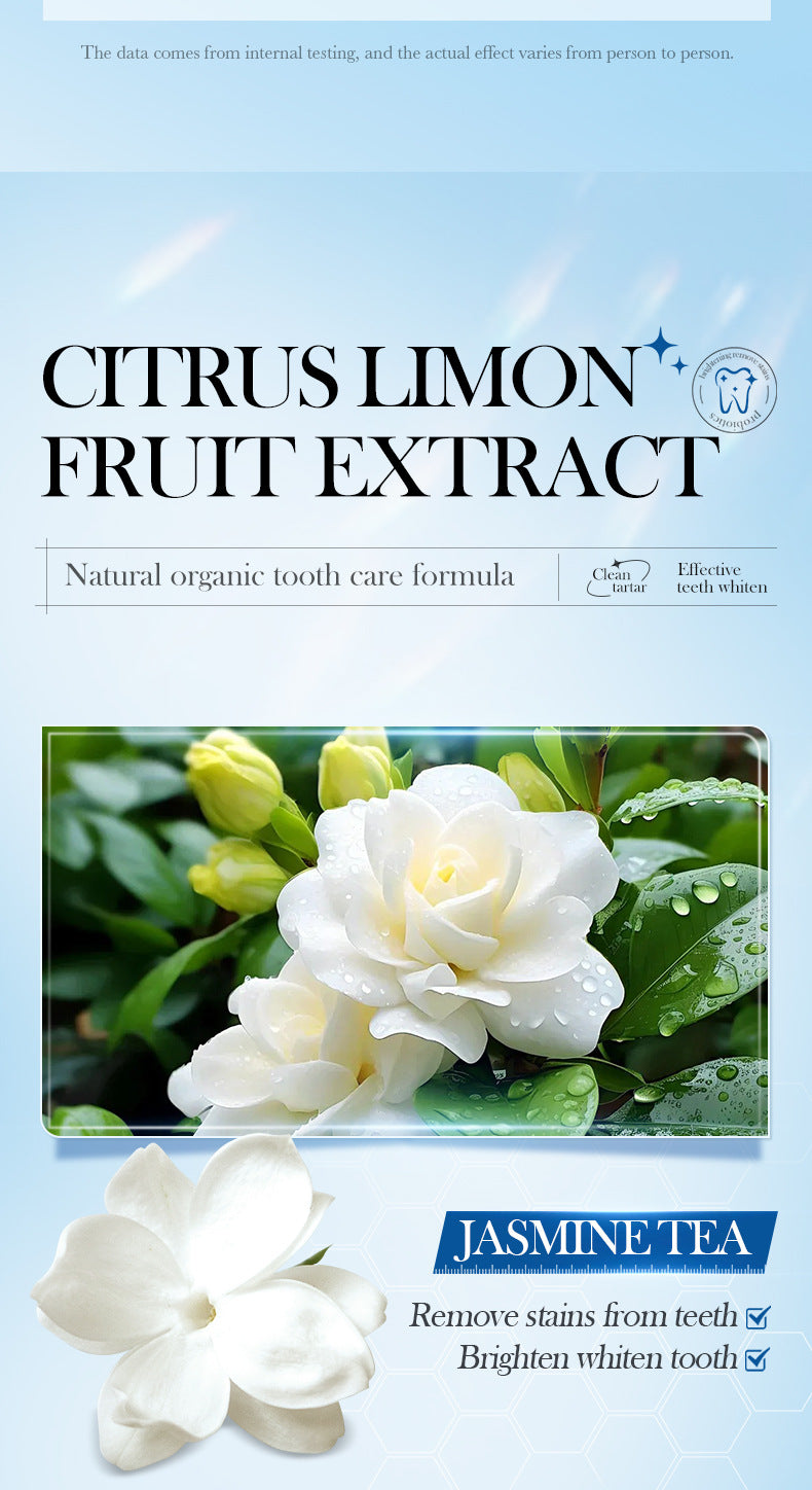 Full English Plant Fruit Probiotic Toothpaste SADOER Oral Whitening Teeth Gum Care Toothpaste  Wholesale