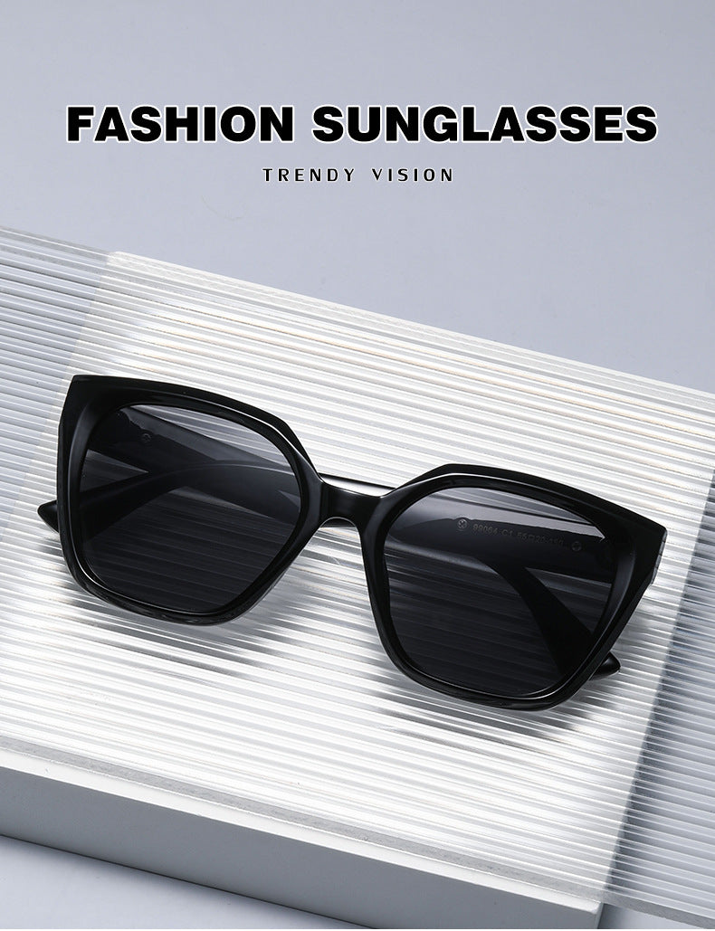 2025New European and American Fashion Large Frame Cat Eye Sunglasses for Women High-end Sunglasses Wholesale sunglasses