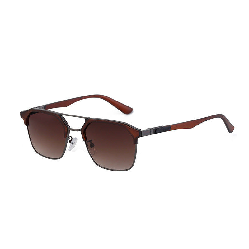 European and American Fashion Cat Eye Sunglasses for Men, Unique High-End Feel, Men's Driving Glasses Wholesale shades