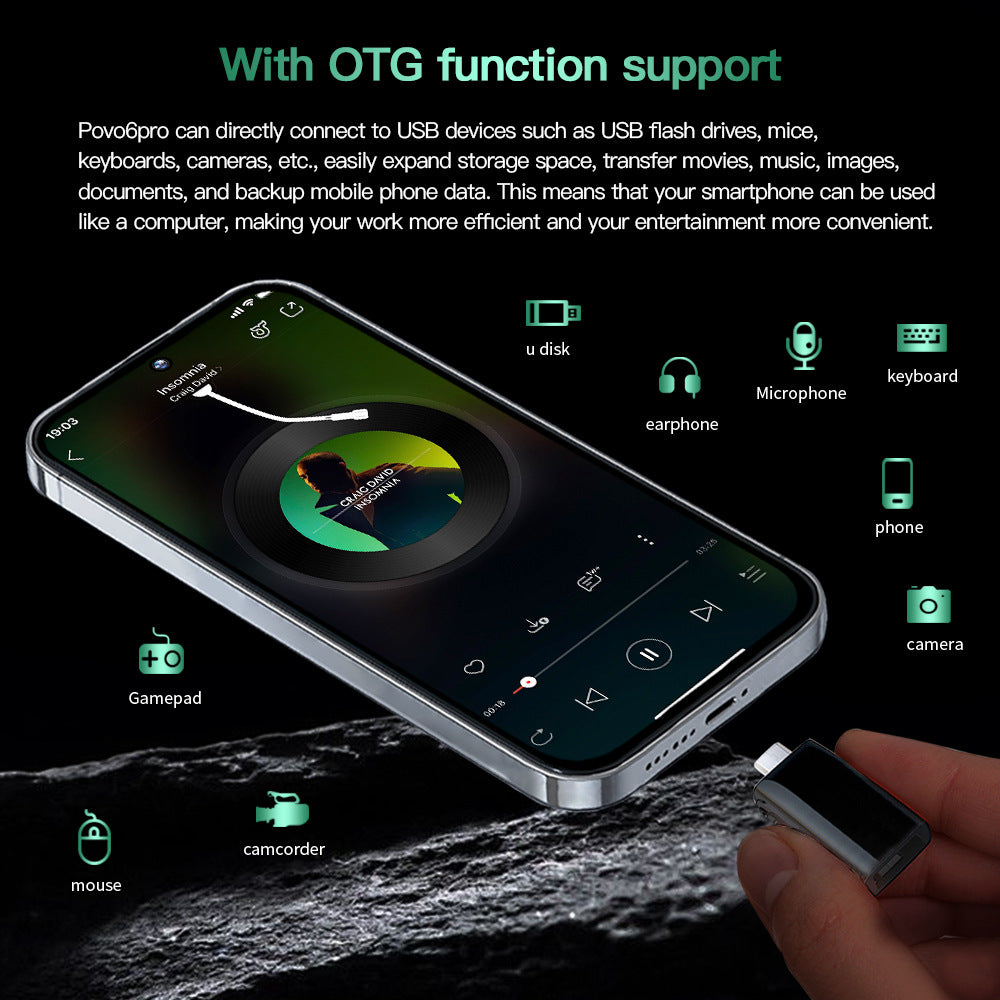 New Global Exclusive Povo6Pro Android16+1T Super Large Screen Smartphone Factory Direct Price