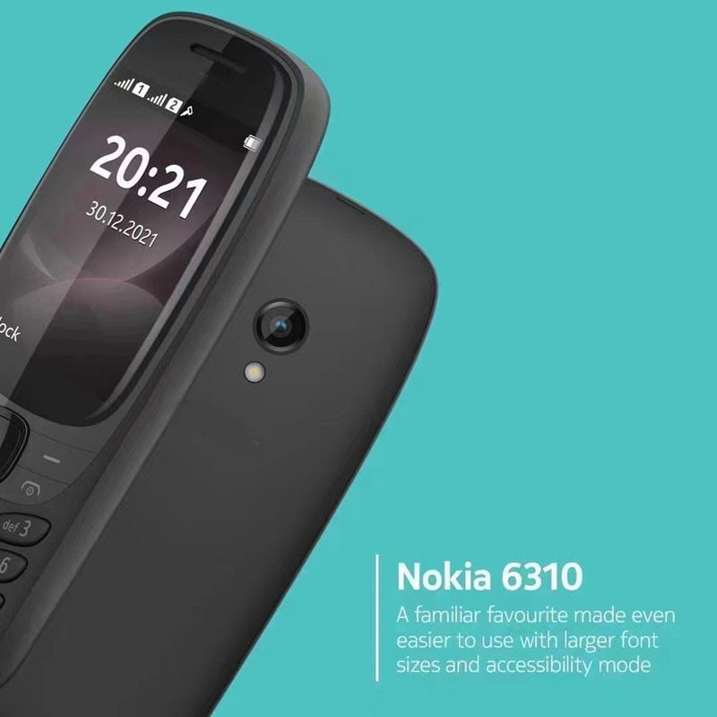 Specially designed for mobile phones6310Elderly Phone4G All-Network Compatible Multi-Function Large Screen Large Font Elderly Phone Student Backup