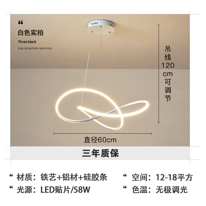 Restaurant Pendant Light Modern Minimalist Dining Room Table Lamp Bar Counter Internet Celebrity Bedroom Pendant Light2025New Model Zhongshan Lighting