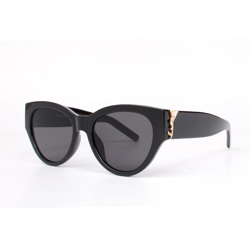 Park Caiying ROSE Same Style Sunglasses Versatile Fashionable Trendy Personality Street Style Sunglasses Wholesale6090