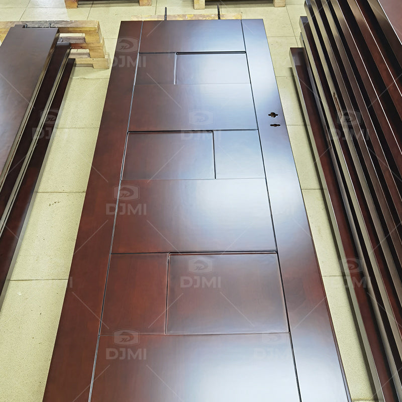 China Top Manufacturer Custom High Quality Bedroom Door Internal Room Door Design Modern Interior Wooden Door