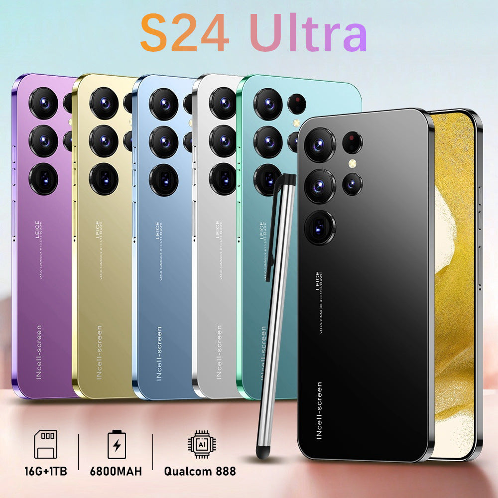2024Globally Exclusive for Mobile Phones S24Ultra-large Screen HD16+1T Large Memory Source Factory