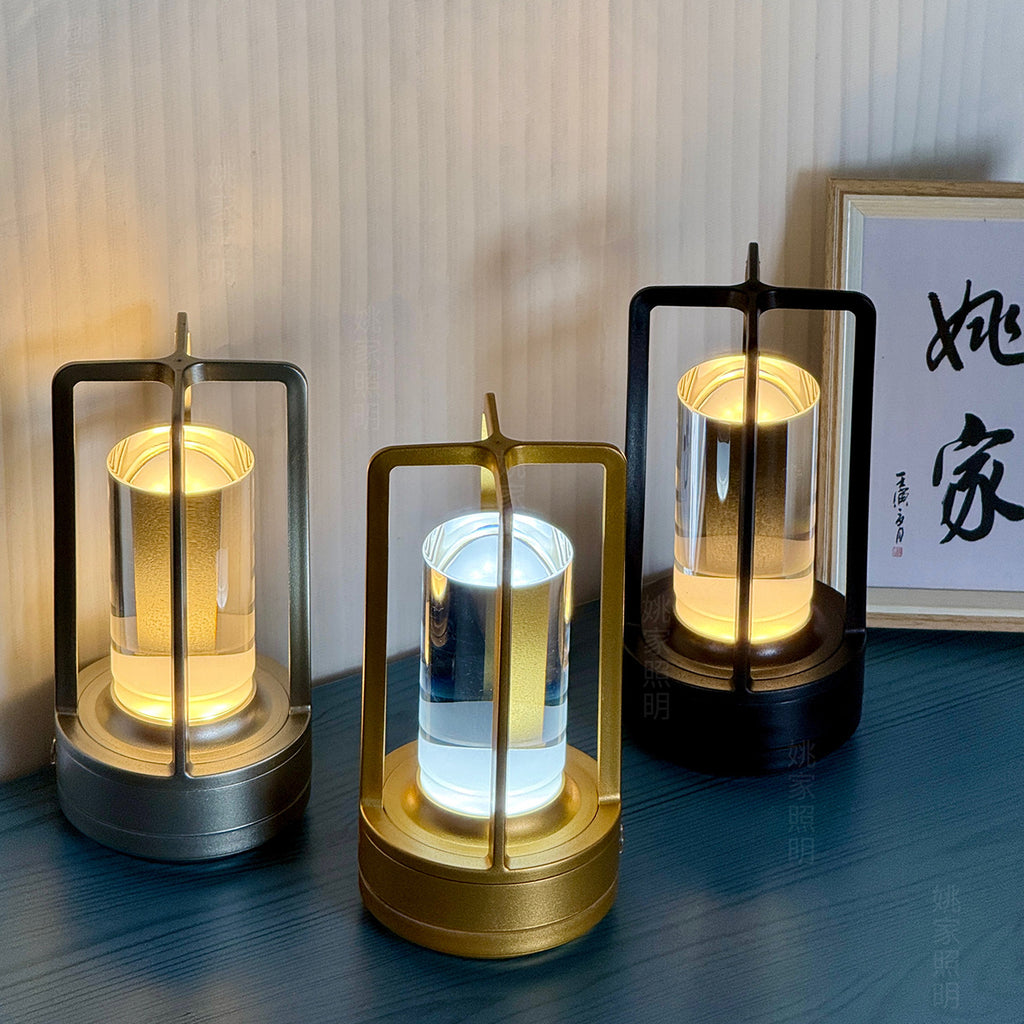 Cross Night Light Touch USB Rechargeable Cross Light Japanese Style Atmosphere Light led Bedroom Desktop Decorative Lamp