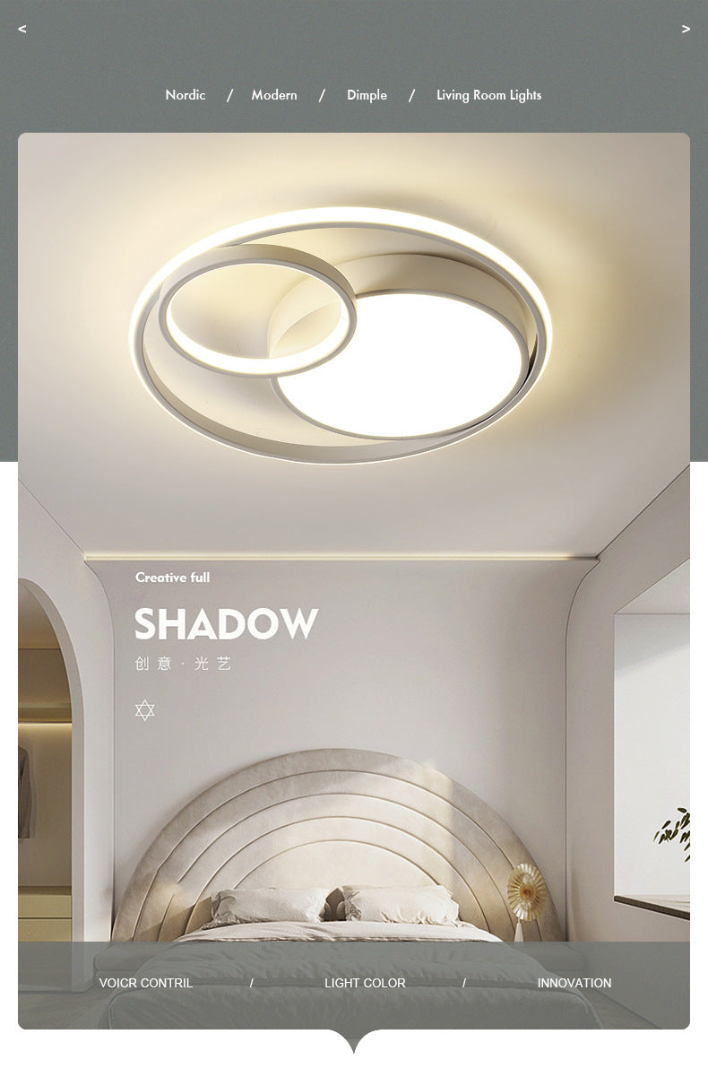 2025New master bedroom ceiling lamp modern simple cozy romantic led Living Room Lamp Creative Dining Room Room Bedroom