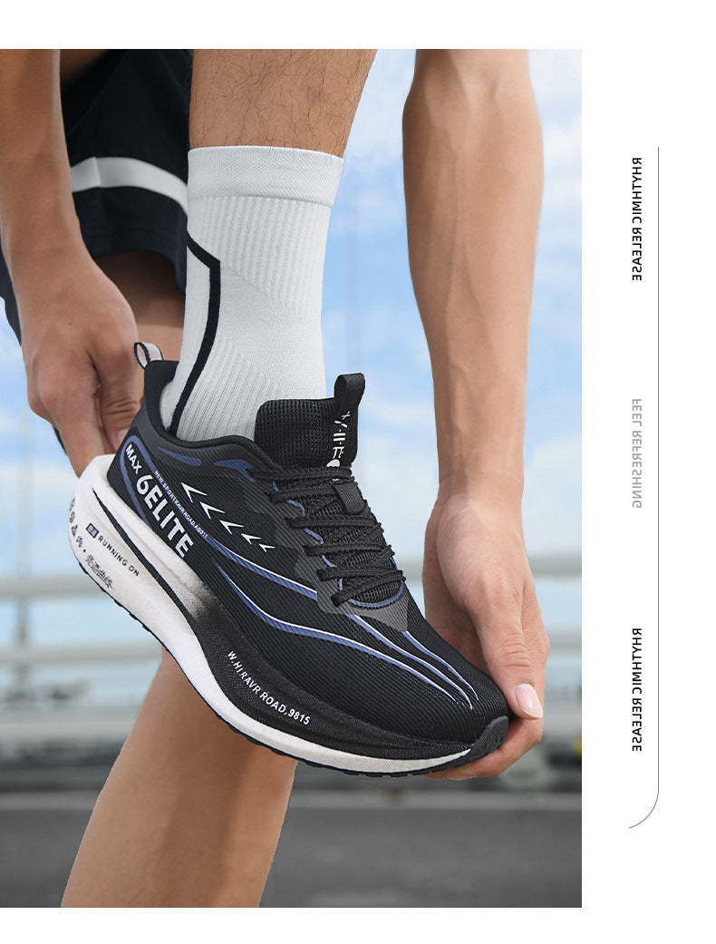 2025New model Feidian6pro Popcorn Carbon Plate Professional Racing Running Shoes Comfortable Breathable Unisex Sports Shoes