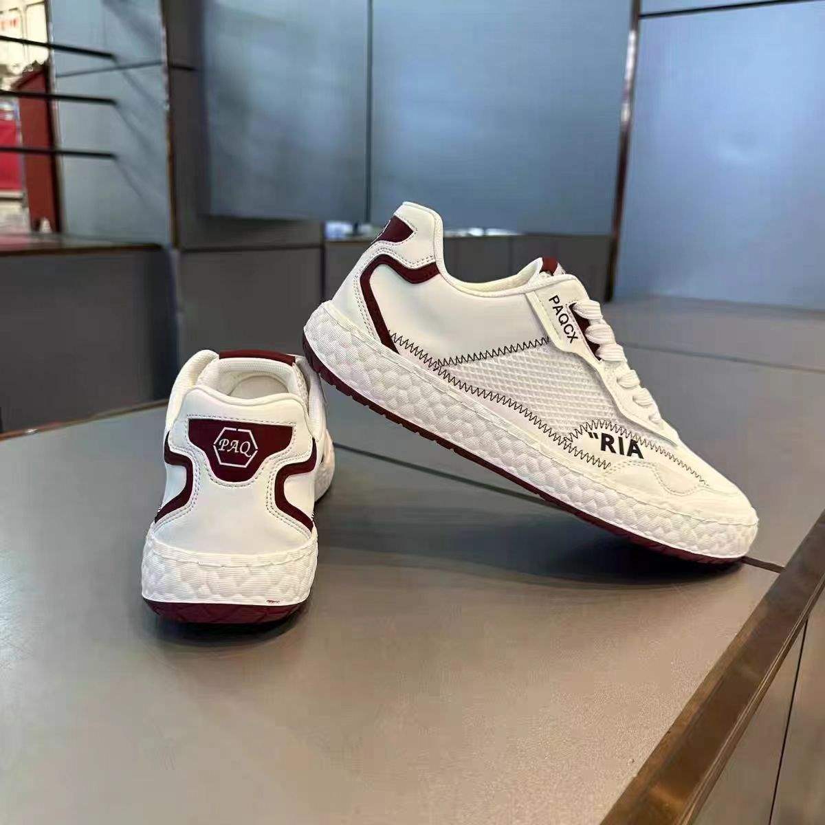 High-Value Couple Style Summer Breathable Trendy Shoes Internet Celebrity Genuine Round-Toe Casual Sneakers for Middle School Students