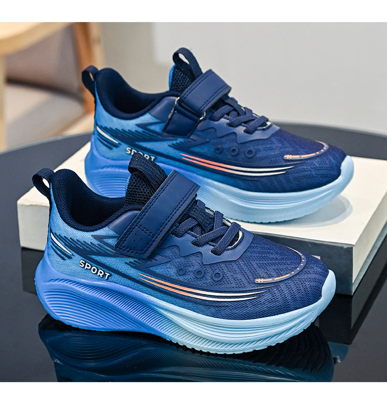 2025Spring New Children's Shoes for Big Kids Lightweight Breathable Boys' Sports Shoes Children's Casual Versatile Girls' Running Shoes