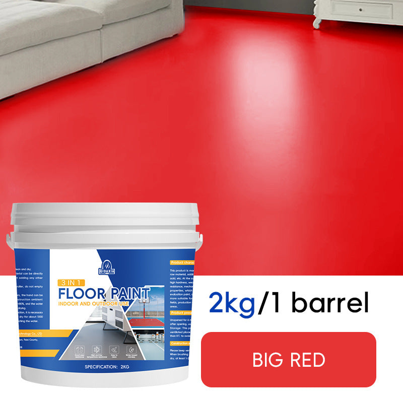 Home Floor Paint Three-in-One Epoxy Floor Paint Cement Floor Water-Based High Solid Wear-Resistant Resin Southeast Asia Environmental Protection