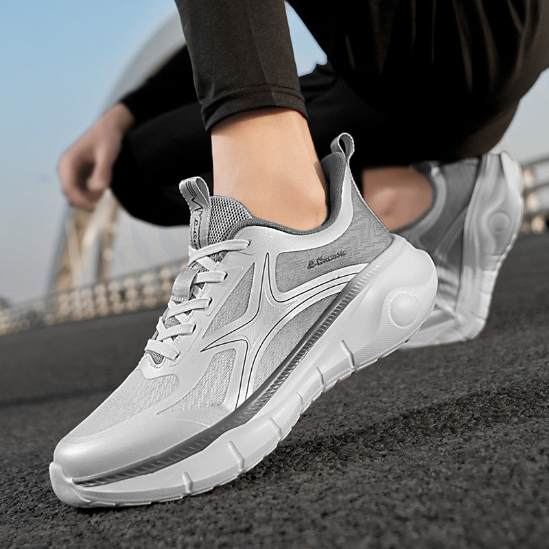 Spring New Fashion Versatile Lightweight Sports Shoes In Stock Hot Sale Casual Couple Shock Absorption High Elastic Running Shoes