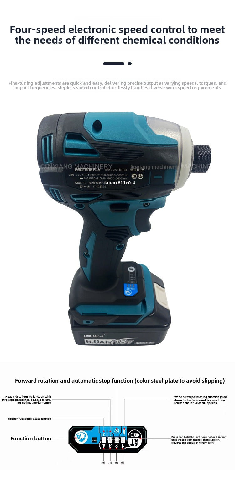 MT172 Cordless Screwdriver Wrench Electric Drill Screw Rechargeable Explosion Source Factory Wholesale