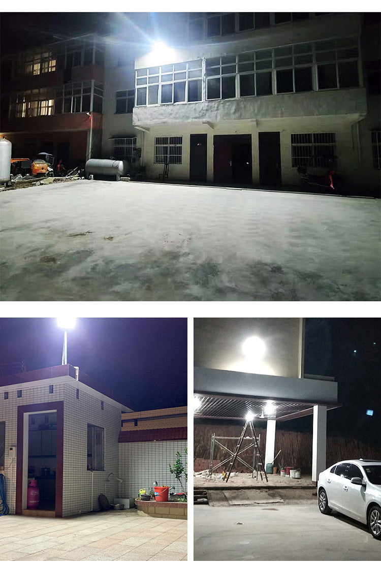 Super Bright Outdoor Solar Flood Light Waterproof ABS Smart Lighting for Yards Split Design