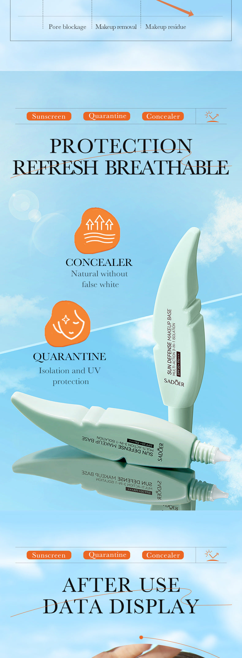 Cross-border Sunscreen30g SPF30+Sunscreen Isolation Cream UV Protection Concealer Sunscreen Cream Wholesale from Foreign Trade Manufacturer