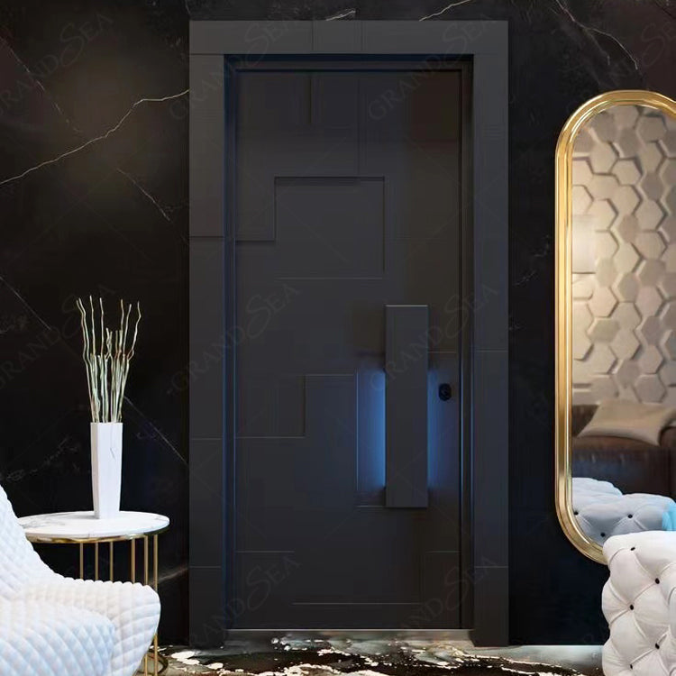 New Design and Hot Sale Custom Made Modern Wooden Pivot Entry Luxurious Doors With Factory Price