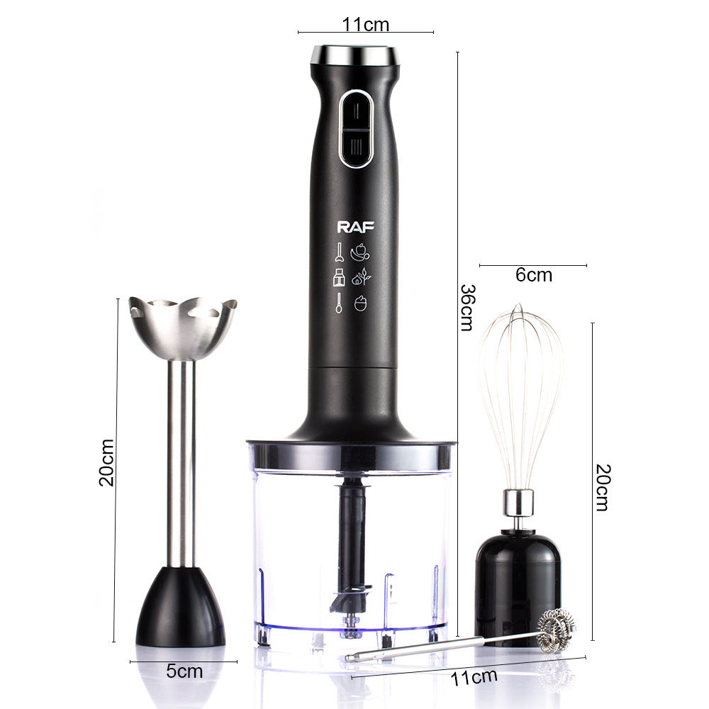 RAF European Standard Electric Egg Beater Household Handheld Egg Beater800w Cream Whisk5Set R.343