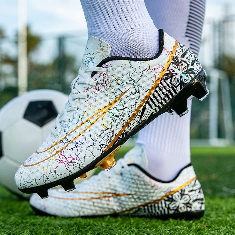 New professional football shoes for men and women AG Spike TF Broken Nail Youth Student Grassland Competition Training Shoes