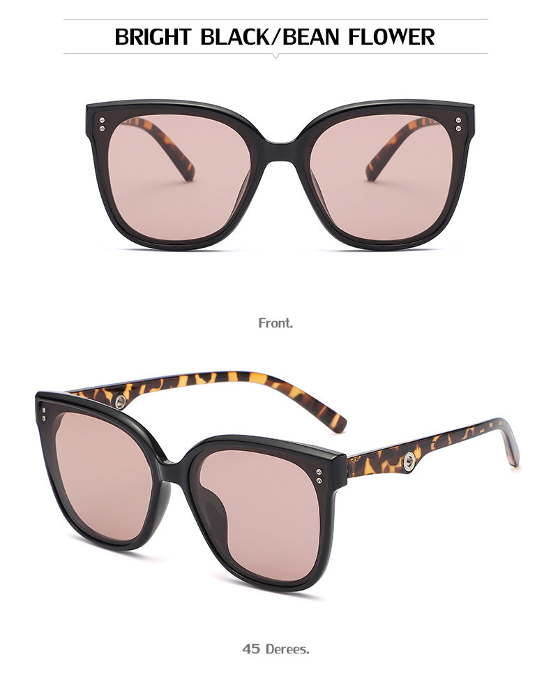 gm Same Style Korean Fashion TR90Polarized Sunglasses for Men and Women Anti-glare Square Frame Sunglasses Wholesale