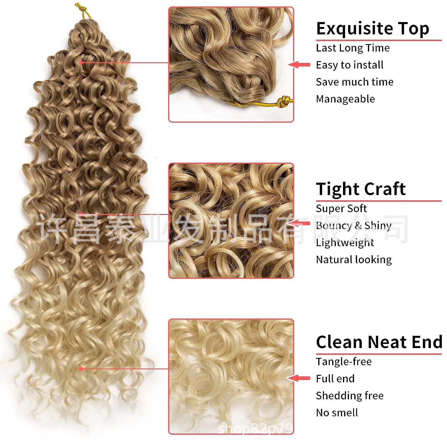 European and American Foreign Trade Cross-Border Wig African Curl Dreadlocks Crochet Hair GoGo Curl Crochet Hair Wig