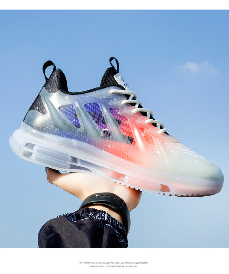 2025Summer New Fashion Luminous Trendy Shoes Casual Breathable Comfortable Men's Shoes Non-Slip Wear-Resistant Sports Running Shoes