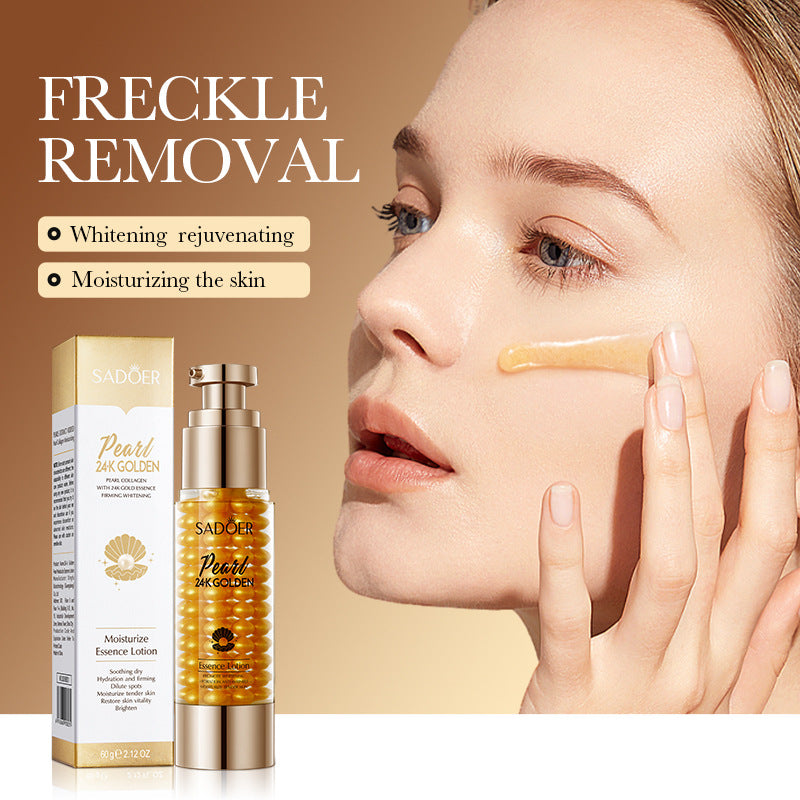 Full English24K Gold Collagen Pearl Essence Milk SADOER Moisturizing lotion  foreign trade wholesale