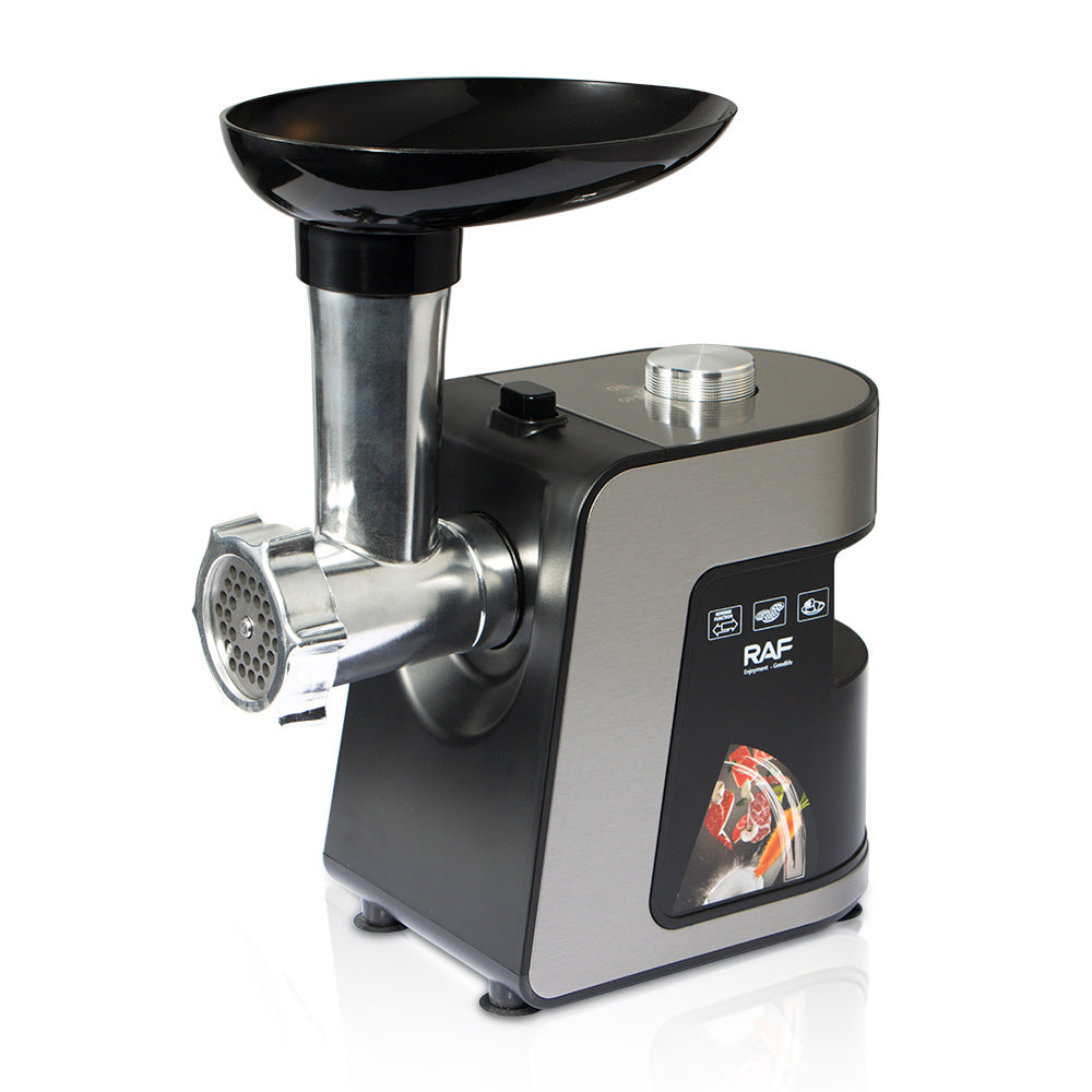 RAF Blender Household Small Meat Grinder Electric Desktop Meat Mincer Sausage Stuffer Food Processing Machine