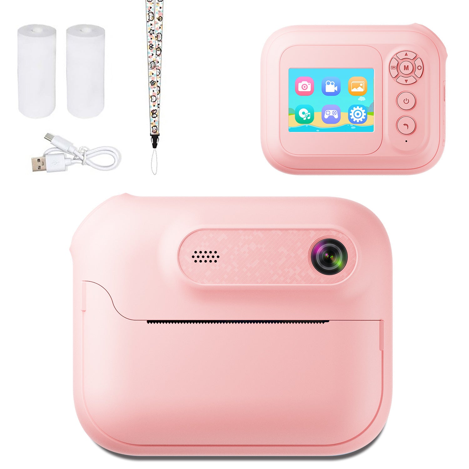 Hot-selling Polaroid Camera Children's Toy Can Take Photos and Print Black and White Photos Directly with Built-in