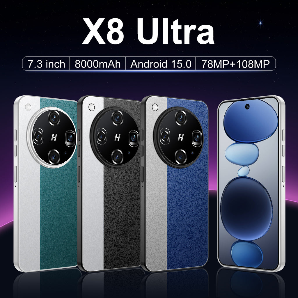 Specially designed for smartphones X8 Ultra Android Large Screen16+1T Factory Price for Mobile Phones Dried shrimp