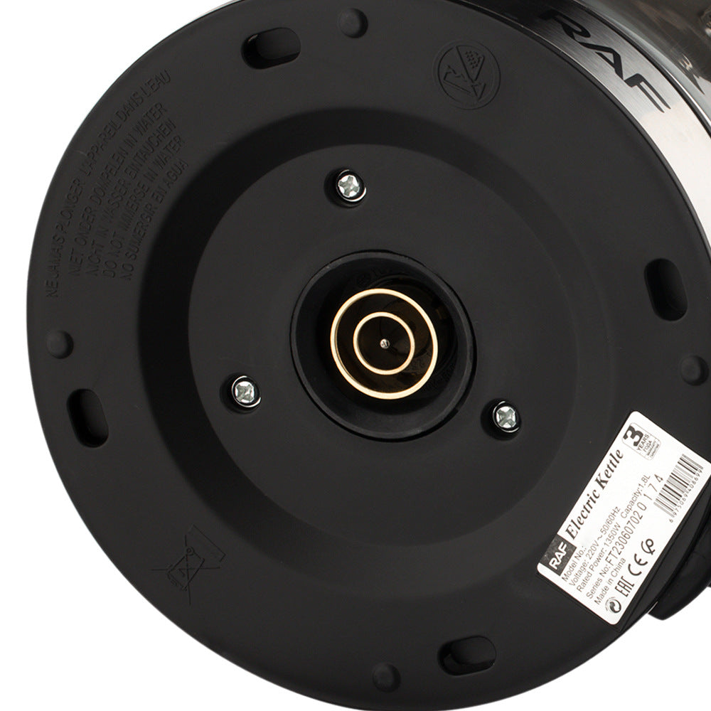 RAF European Standard Transparent Glass2.5L Electric Kettle Automatic Large Capacity Multi-Functional Kettle Overheat Protection