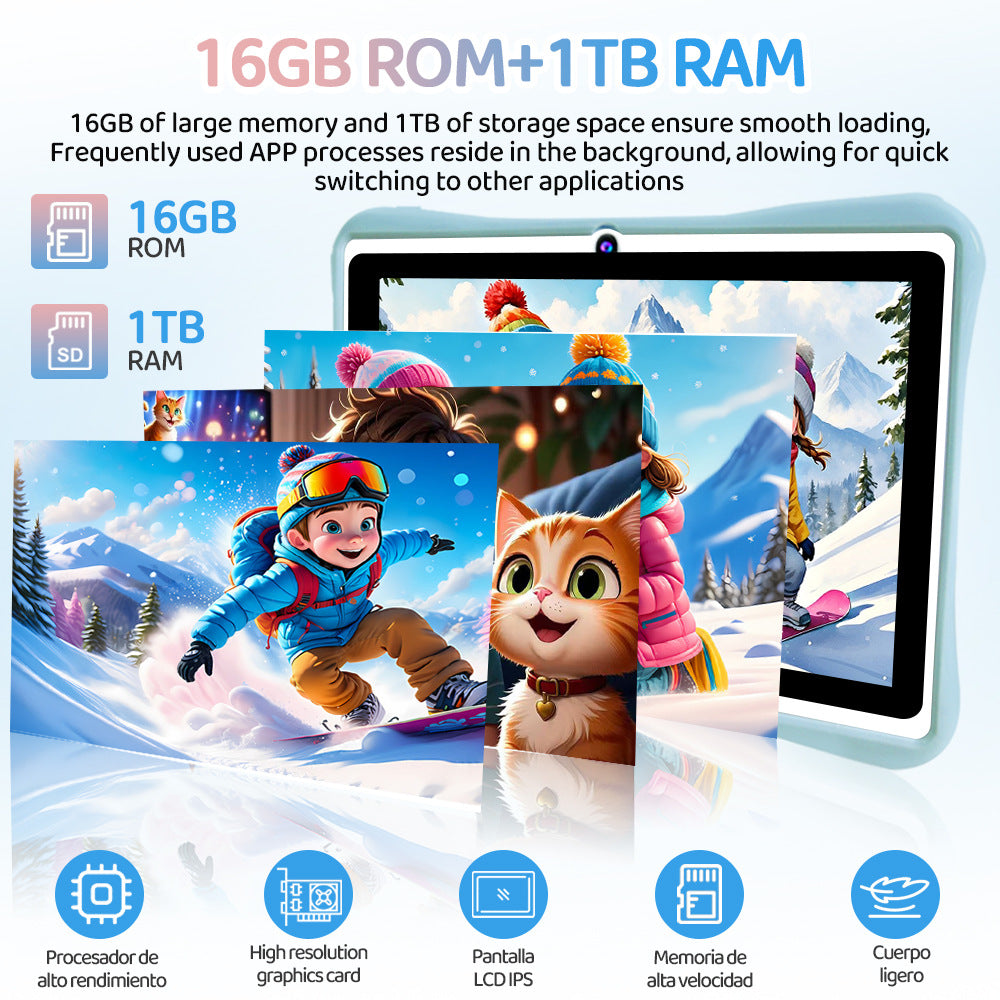 External Order 2025New7Children's Smart Android Tablet Computer Vision Protection Learning and Entertainment Tablet