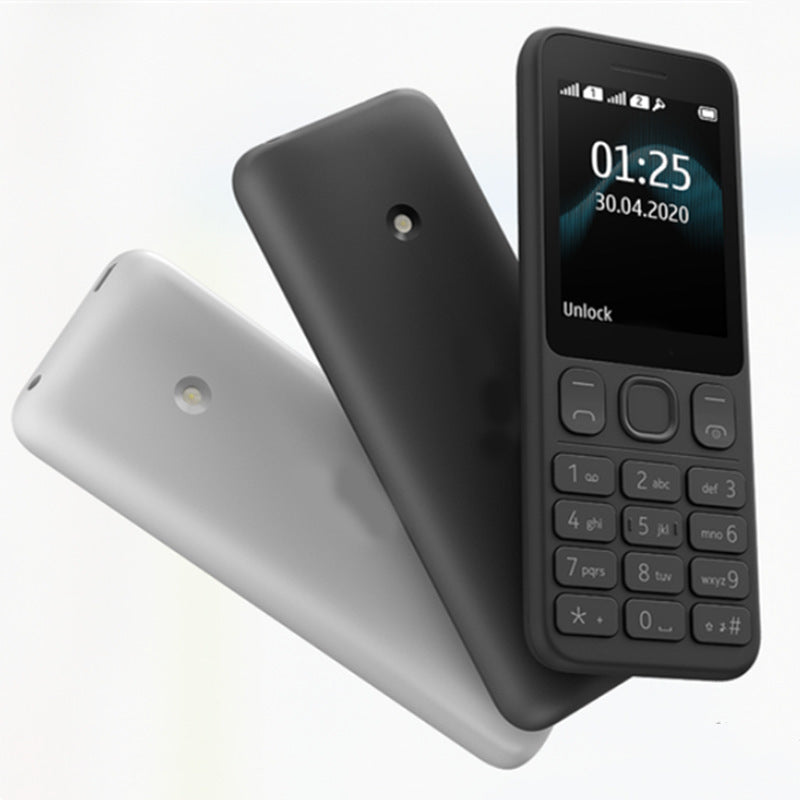 125Straight button elderly phone quad-band non-smartphone GSM Dual Card2G Elderly Student Device
