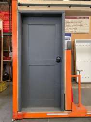 Guangdong Daji Customize Interior Bedroom White Primed Solid Core Wood Single Prehung Interior Shaker Door