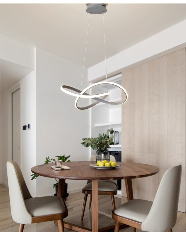 Bedroom Chandelier Internet Celebrity Bar Counter2025Modern Minimalist Dining Room Chandelier New Zhongshan Lighting for Dining Table