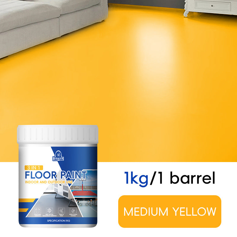 Home Floor Paint Three-in-One Epoxy Floor Paint Cement Floor Water-Based High Solid Wear-Resistant Resin Southeast Asia Environmental Protection