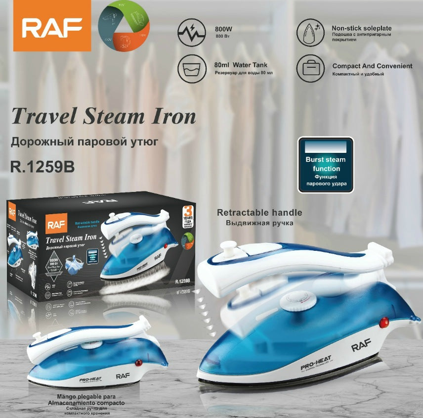 Foldable Travel Steam Electric Iron Handheld Mini Electric Iron Small Portable Ironing Machine220V